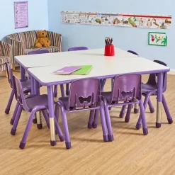 TTS Valencia Rectangular 6 Seater Table
