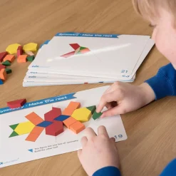 TTS Wooden Geometric Pattern Blocks 250pk Discount