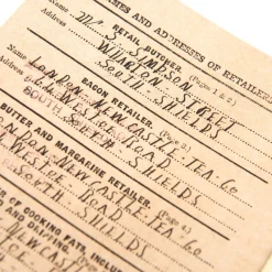 TTS WW2 Ration Book