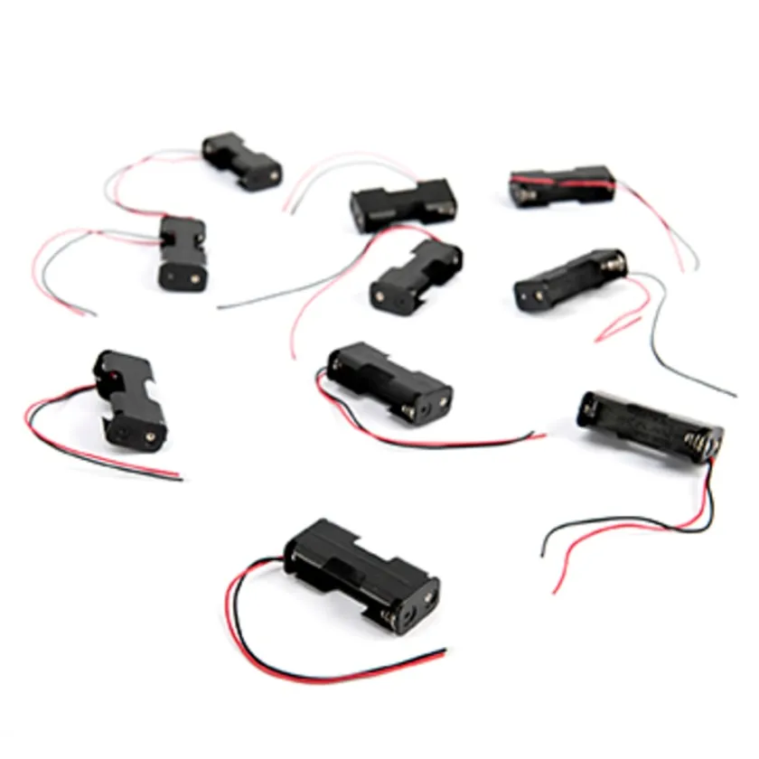 TTS 2 x AA Battery Holders with Leads Best