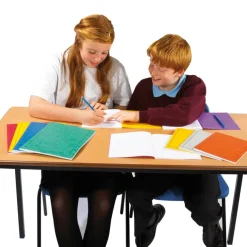 TTS 5''x 6.5'' Exercise Book 8mm Ruled Blue 24pg 50pk Best